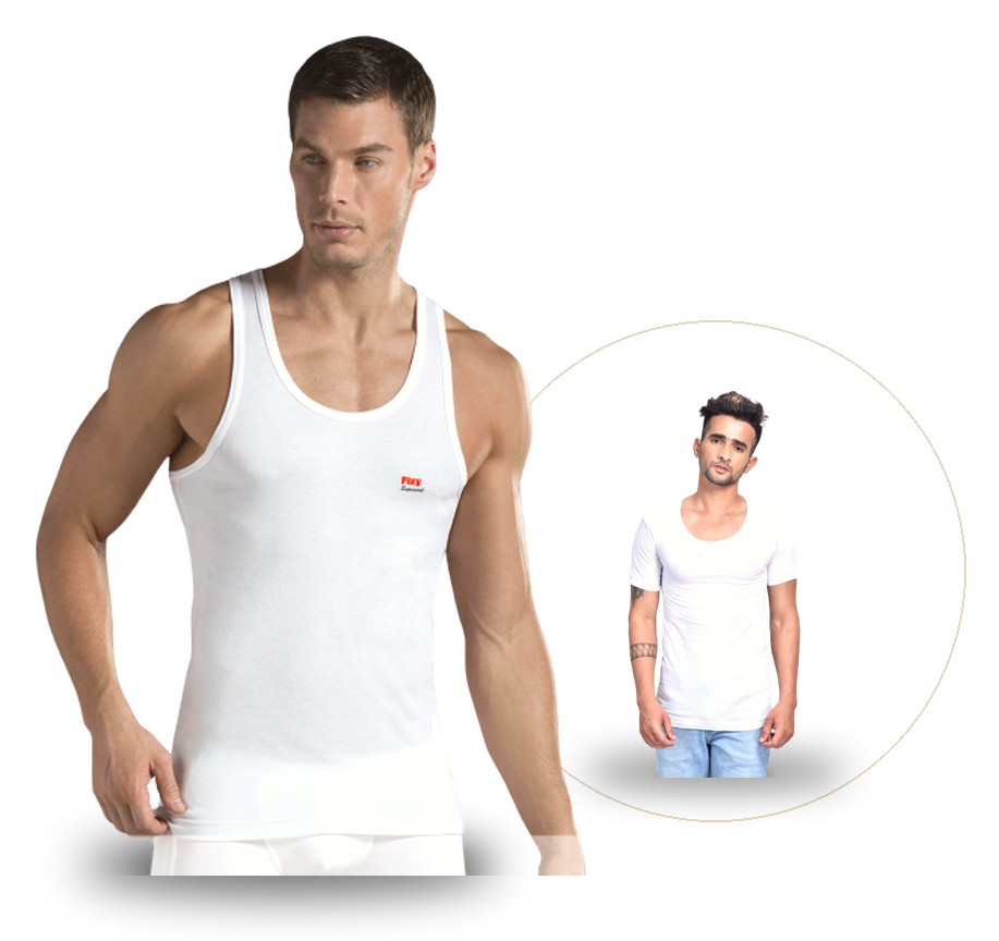 Pixy Supercool men's vest and brief innerwear